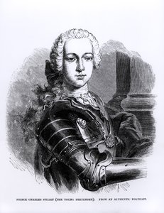 Portret van Prins Charles Edward Stuart (1720-88) De Jonge Pretendent door English School